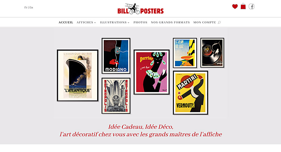 Site web Bill Posters